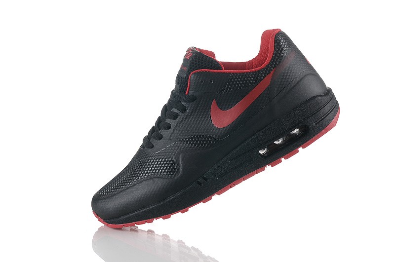 nike air max 1 hyperfuse pas cher, Achat Nike Pas Cher Air Max 1 Hyperfuse Chaussures Noir Rouge TEYXPRWR8S